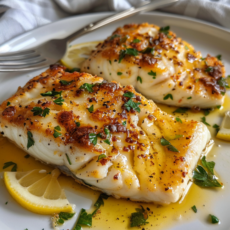 Lemon Butter Baked Cod – delicious-recipes